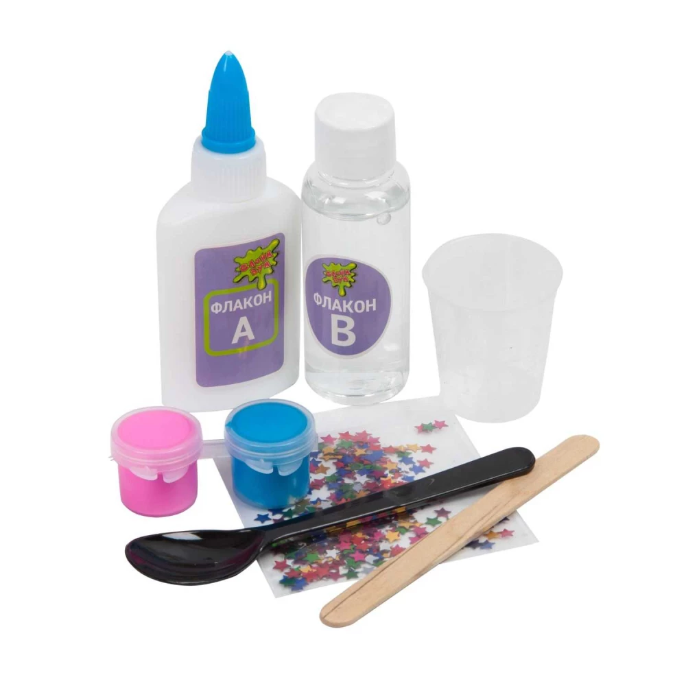 Zestaw do gry - Slime Boom: Kolorowy slime z gwiazdkami