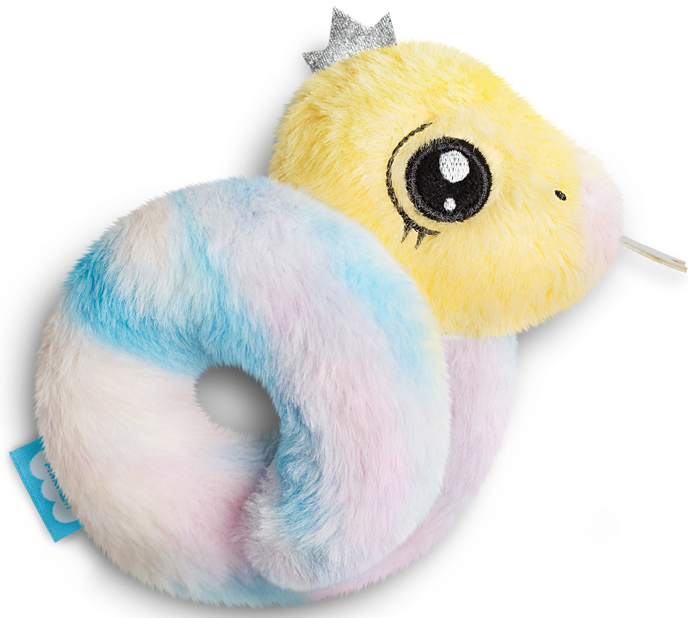 Mīkstā rotaļlieta Mjakiši. Čūska uz rokas. Sudraba princese