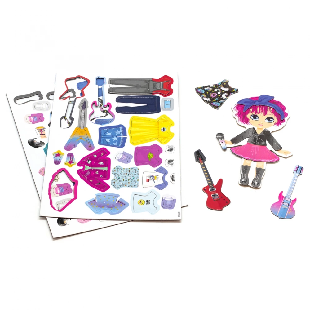 Magnetic Set - Rock Star Doll