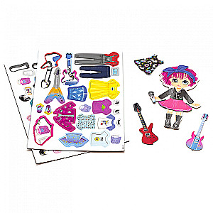 Magnetic Set - Rock Star Doll