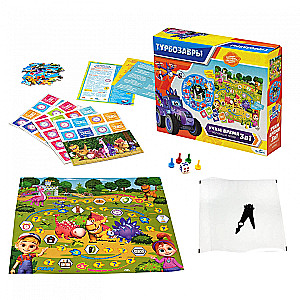 Educational Set (3in1). Turbo Dinosaurs. Learning Time