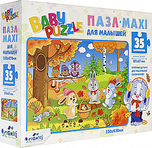 MAXI Puzzle for Toddlers (35 pieces). Autumn
