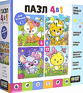 4-in-1 Puzzle Set. Outdoors