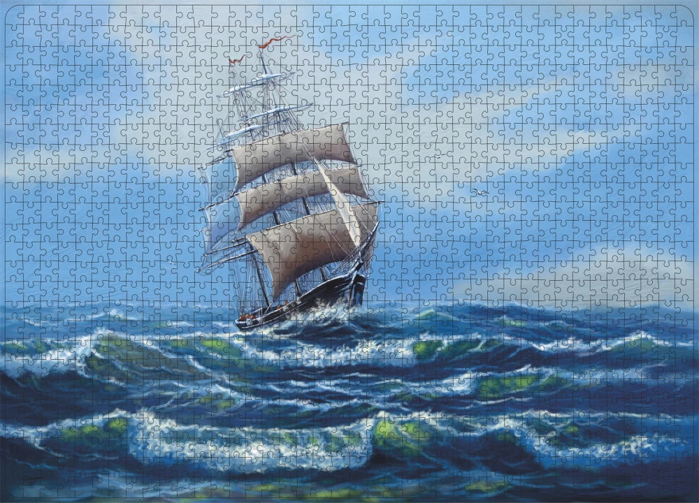 Puzzle - Colorit collection. Raise the sails!