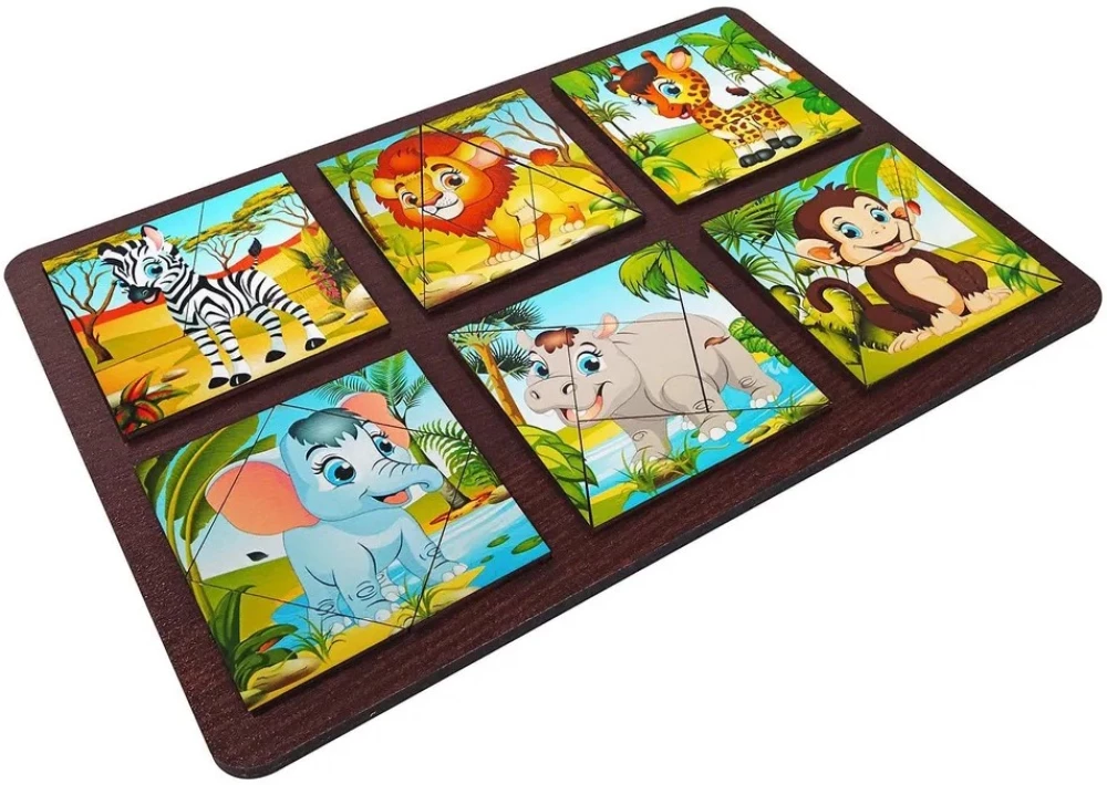 Development Board - Build a Square. Animals of Africa