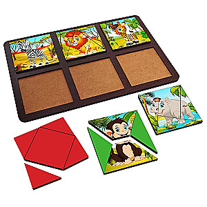 Development Board - Build a Square. Animals of Africa