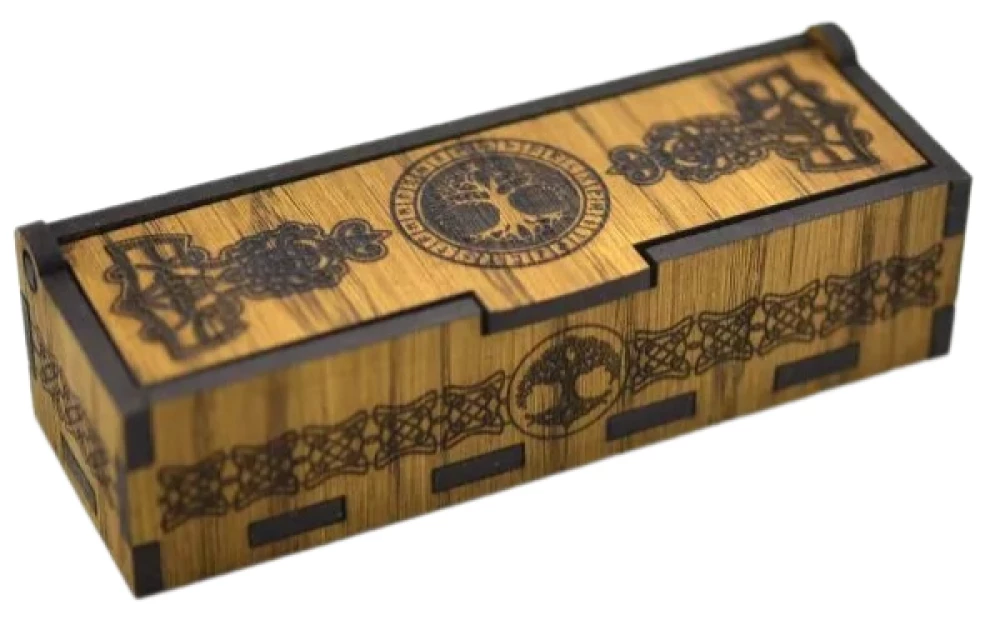 Northumbrian Runes 25 pieces (wooden runes made of beech in a box)