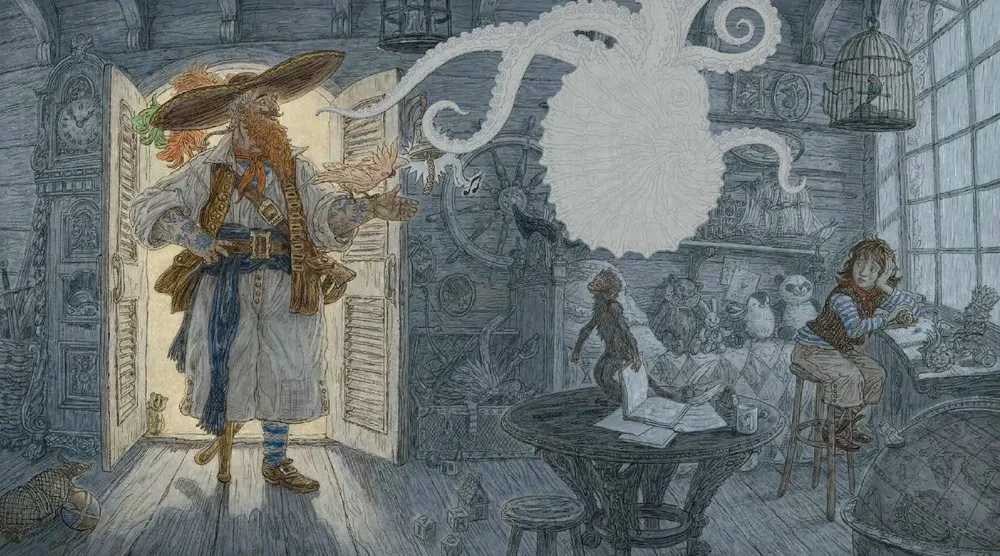 About Rain, Pirates, and Colored Pencils