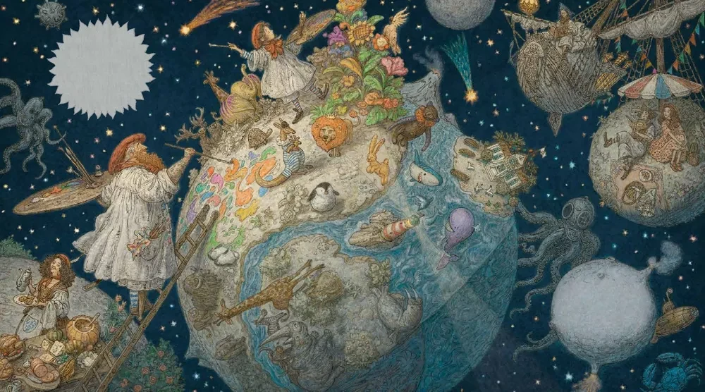 About Rain, Pirates, and Colored Pencils