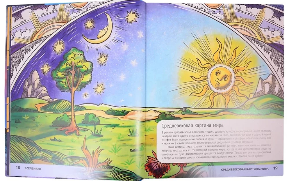 Space. From a speck of dust to a galaxy. Encyclopedia in augmented reality, A4, hardcover