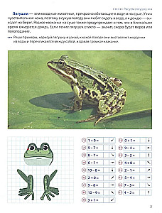 Kroczymy po kwadratach. Zwierzęta - prognozujący pogodę. Dyktanda graficzne. Dla dzieci w wieku 6-7 lat