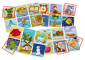 Plastic Lotto for Toddlers 3+ What is Missing? Finding the Pieces