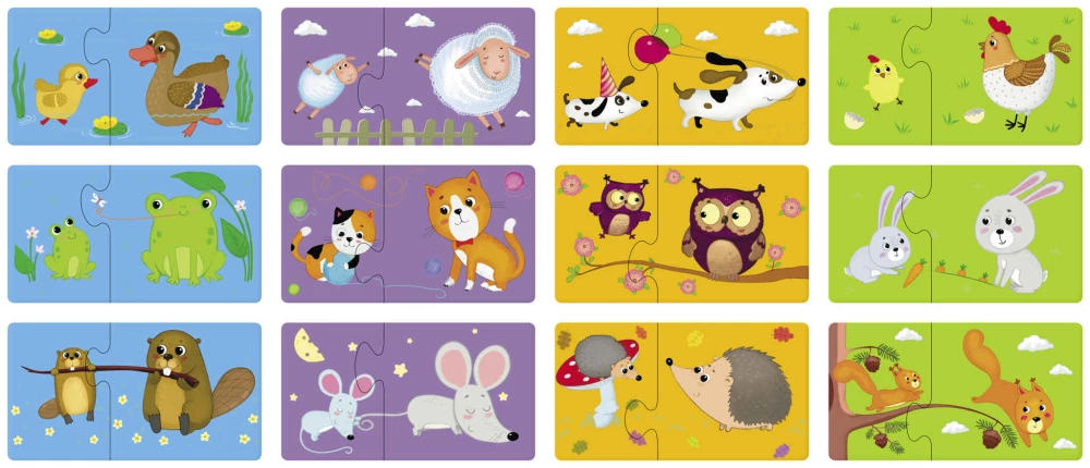 IQ games for the youngest. Pairs. Guess whose baby 2+. Speech launch