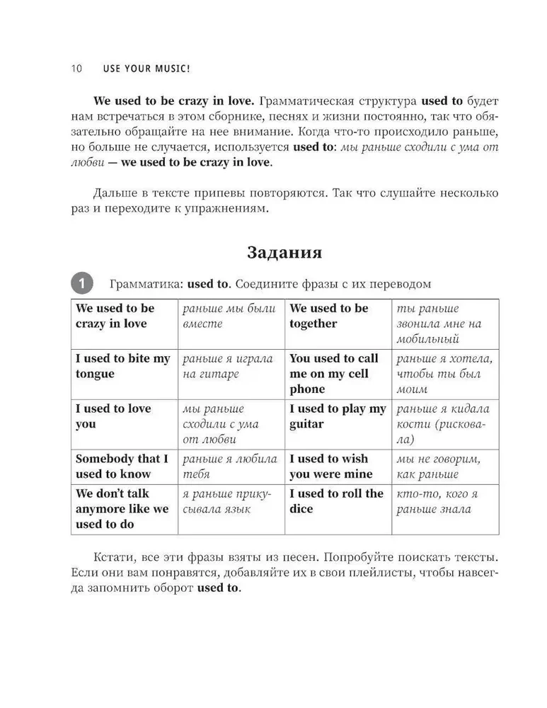 Use Your Music! Uczymy angielskiego przez piosenki. Część 1