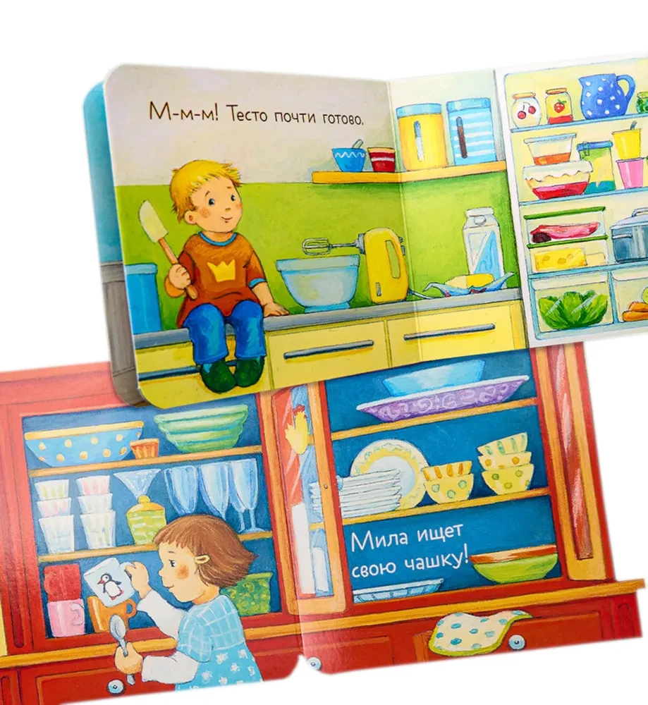 The Book with Windows. Peek-a-boo! Who's Home? A Fold-Out Book