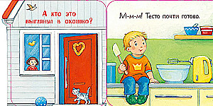 The Book with Windows. Peek-a-boo! Who's Home? A Fold-Out Book