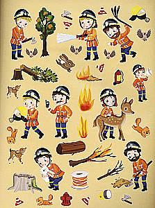 Firefighters. 70 Stickers