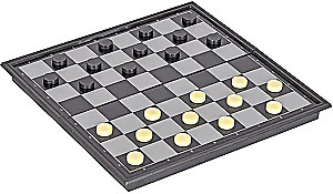 Chess, checkers, backgammon, and cards. 4 in 1 magnetic game set