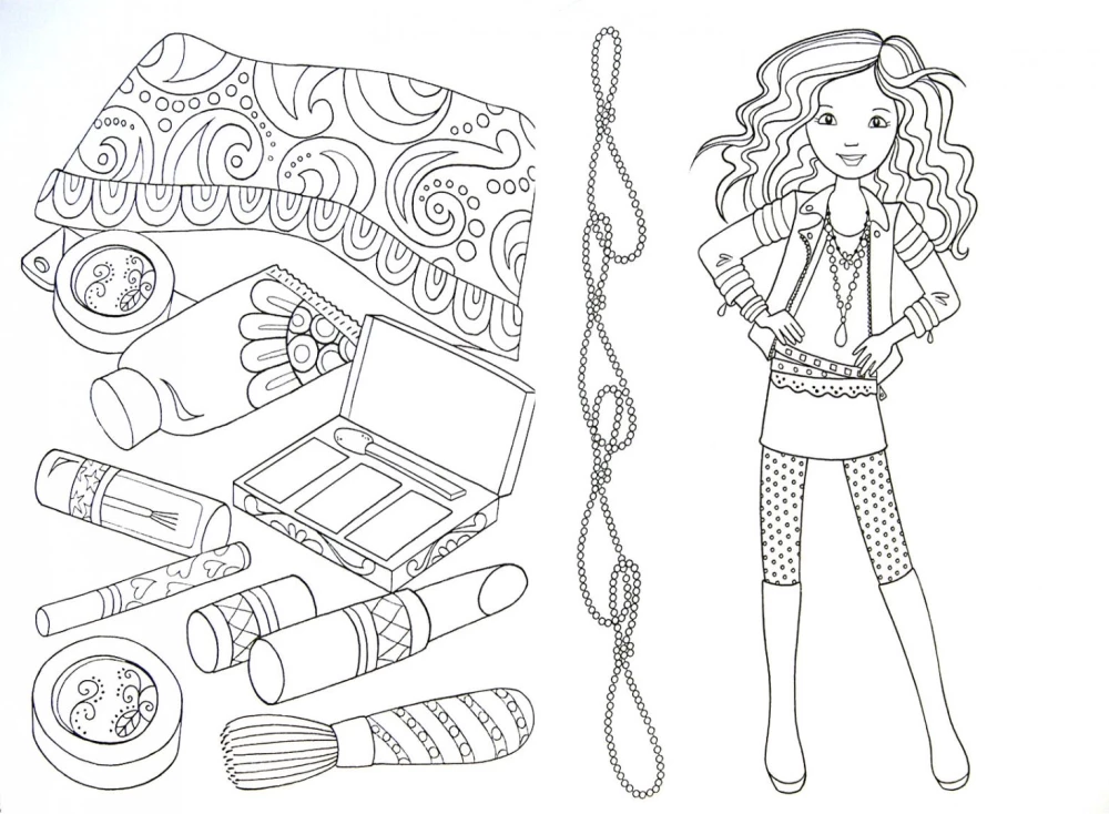 Fashion. Coloring Book