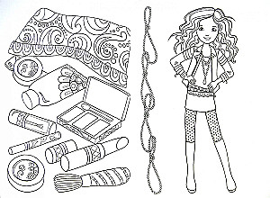 Fashion. Coloring Book