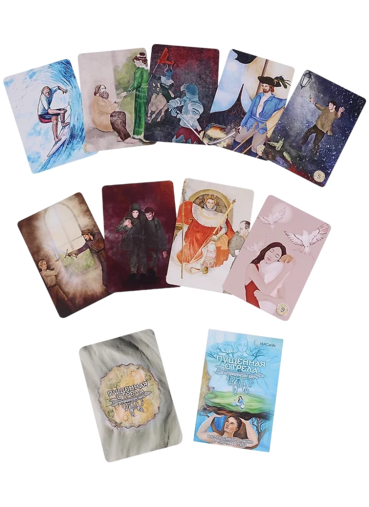 Metaphorical cards - Launched Arrow. The Archetypal Path of a Man from a Boy to an Elder
