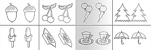 Lettering for kindergarten. Developing hand motor skills