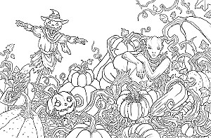 City of Charms and Potions. Coloring Book with Illustrations by Ana Nagran