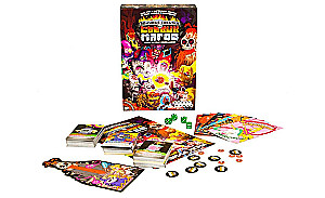 Board game - Epic battles of battle mages. Battle on Skullflame Mountain