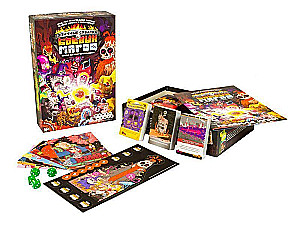 Board game - Epic battles of battle mages. Battle on Skullflame Mountain
