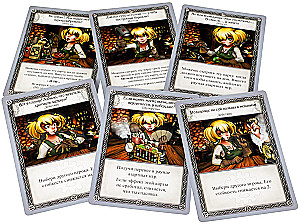 Brettspiel - Taverne. Roter Drache. Trolltrank und Werwolfzauber