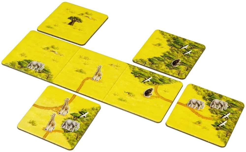 Board game - Carcassonne. Safari
