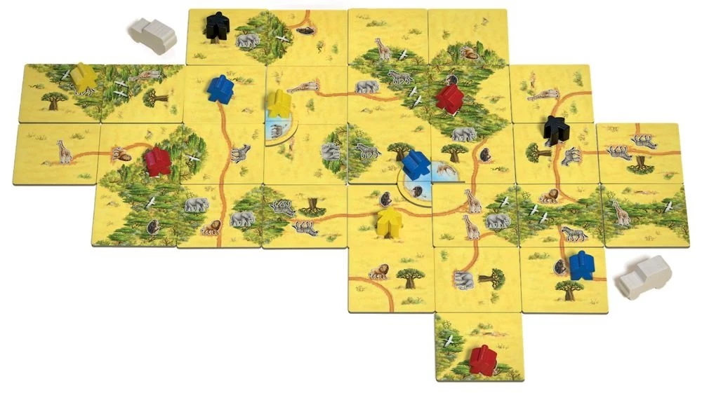 Board game - Carcassonne. Safari