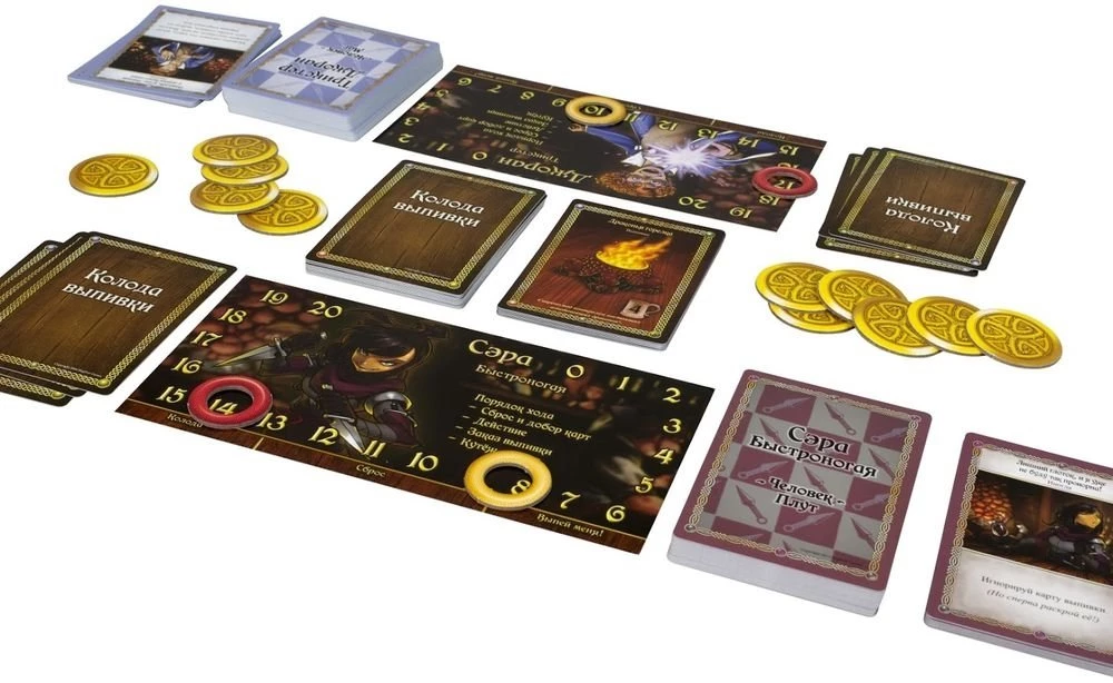 Tabletop Game - Tavern Red Dragon. Feast in Kung Fu Style