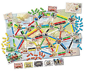 Board Game - Ticket to Ride: Junior. Europe