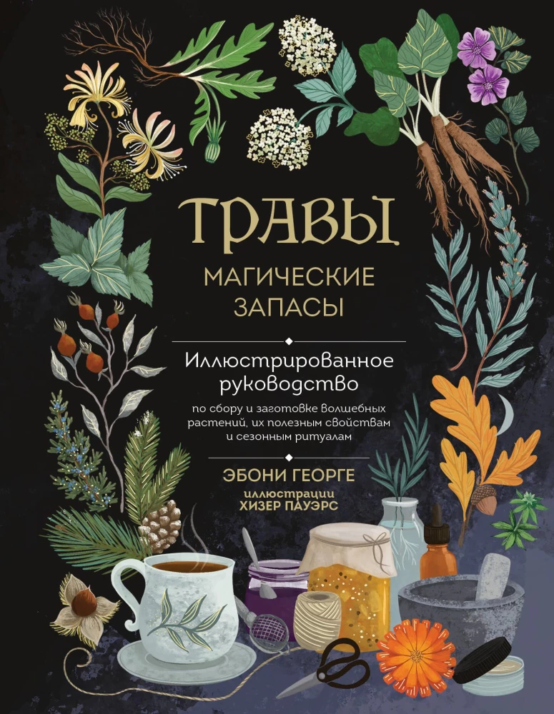 Herbs. Magical Supplies. An Illustrated Guide to Gathering and Preparing Magical Plants, Their Beneficial Properties, and Seasonal Rituals