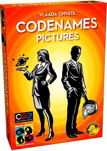 Board game - Codenames. Pictures (LV)