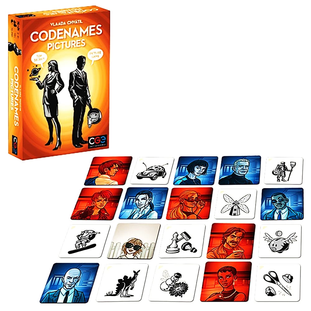 Board game - Codenames. Pictures (LV)