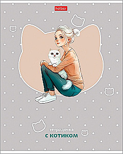 Notes - Dziewczynka z kotkiem, w asortymencie