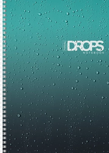 Notebook in Graph Paper - Drops