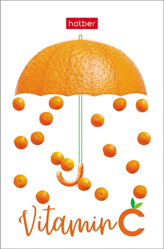Notes w kratkę, 48 kartek - Vitamin C, w asortymencie