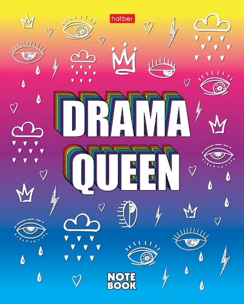 Тетрадь в клетку, 48 листов - CrazyColor, в ассортименте