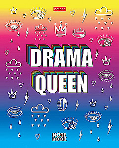 Тетрадь в клетку, 48 листов - CrazyColor, в ассортименте