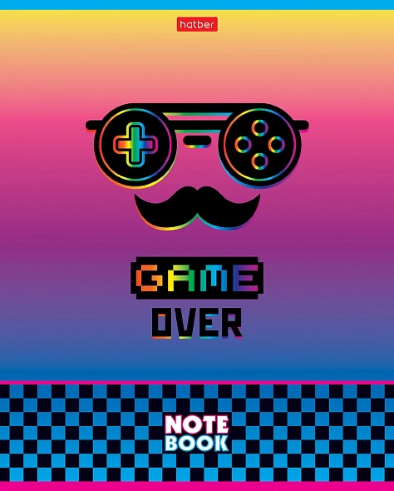 Тетрадь в клетку, 48 листов - CrazyColor, в ассортименте