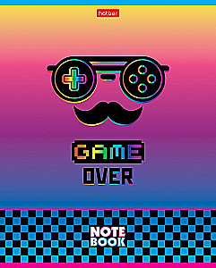 Тетрадь в клетку, 48 листов - CrazyColor, в ассортименте