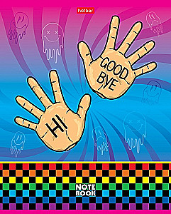 Тетрадь в клетку, 48 листов - CrazyColor, в ассортименте