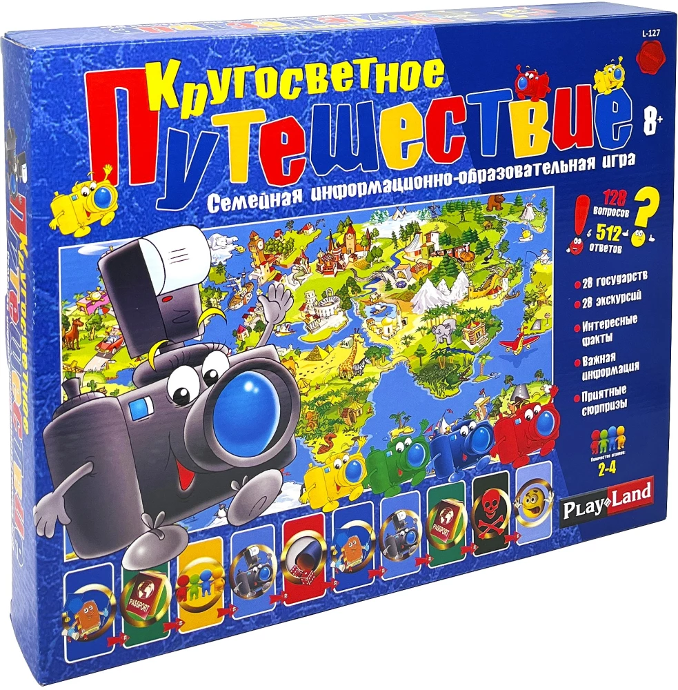 Настольная игра - Кругосветное путешествие