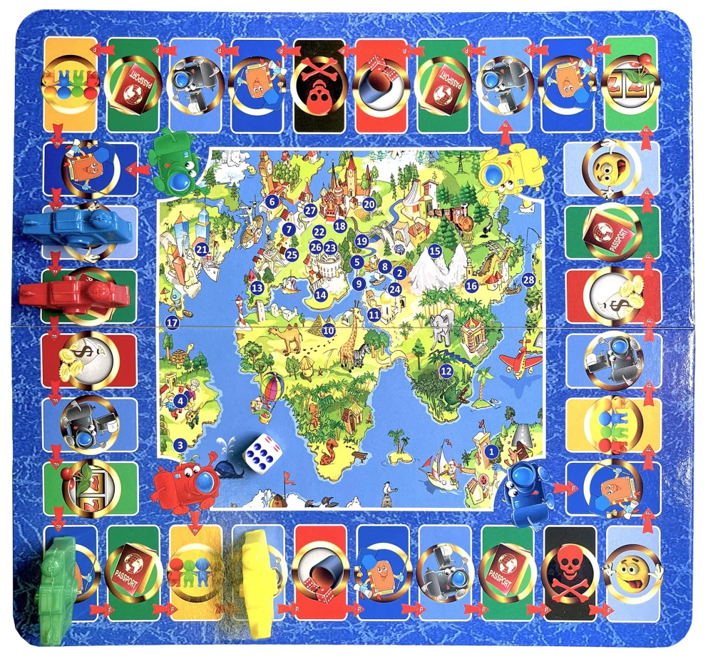 Настольная игра - Кругосветное путешествие