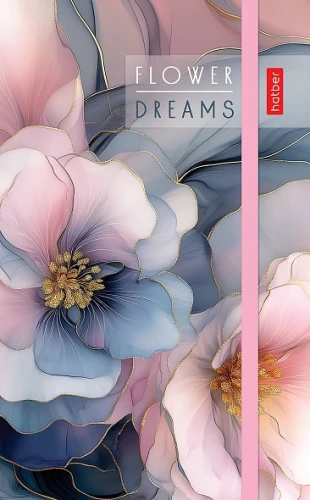 Checked Notebook - Flower dreams