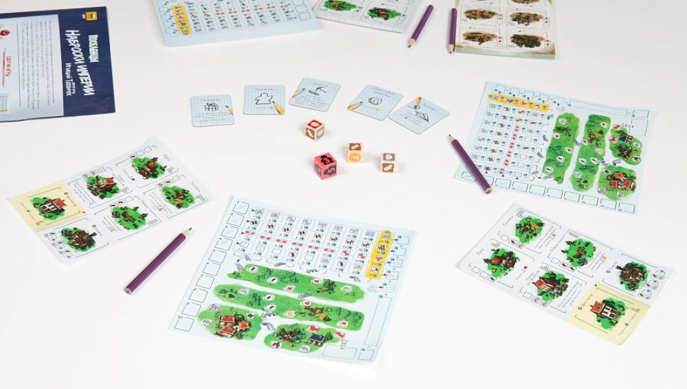Board Game - Settlers. Sketches of the Empire