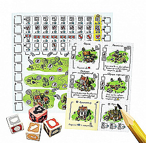 Board Game - Settlers. Sketches of the Empire